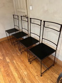Unique Wrought Iron Dining Table With 6 Chairs And Glass Top