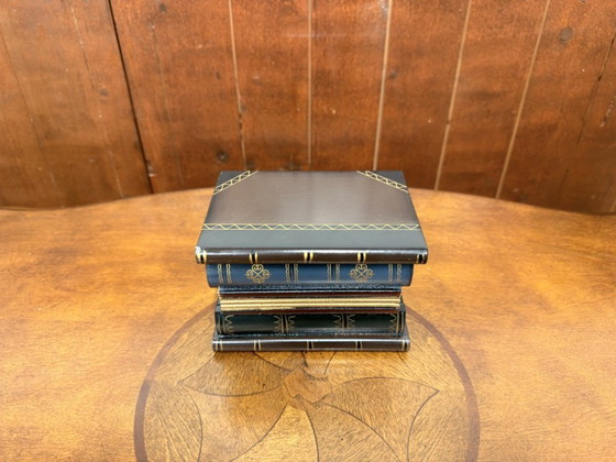 Classic English Wooden Storage Book – Decorative Objects, Metal (photo 2 of 5)