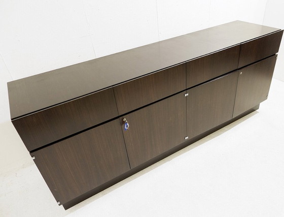 Image 1 of Mid-century modernist 4-door sideboard by De Coene - 1960s