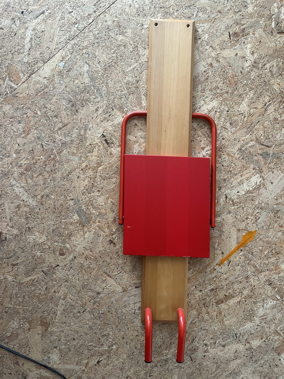 Image 1 of RARE IKEA SOLID WOODEN & STEEL VIGAR FOLDING CHAIR, 1993

