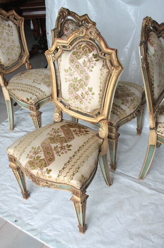 Image 1 of Ensemble de 4 chaises Napoléon III, seconde moitié du 19e siècle, France