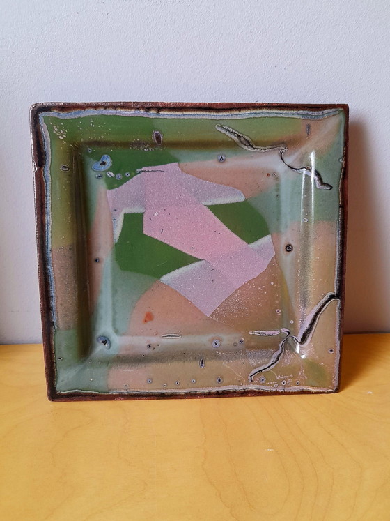 Image 1 of P. Rollet Glasierte Keramik-Schmuckschale