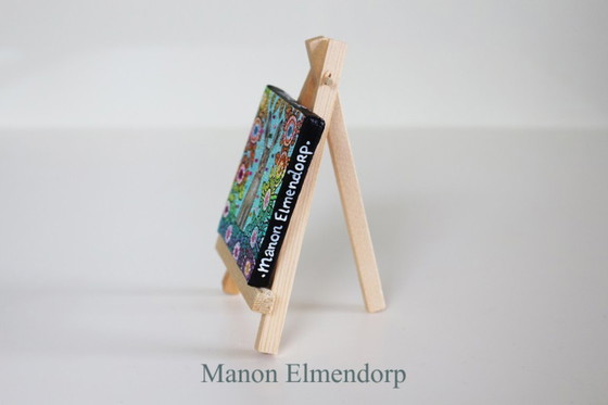 Image 1 of Unique Hand-painted Painting incl. Donkey Hare