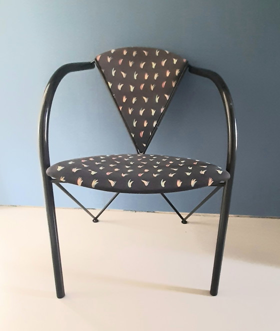 Sedie da pranzo Matthias Gürtler per Artifort anni '80 (6 pezzi) – Textile, Metal (photo 5 of 13)