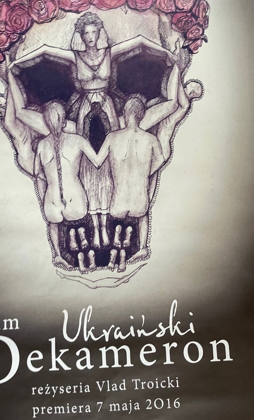 M.Zajac, Klim Ukrainski Dekameron, 2016, orginal poster 