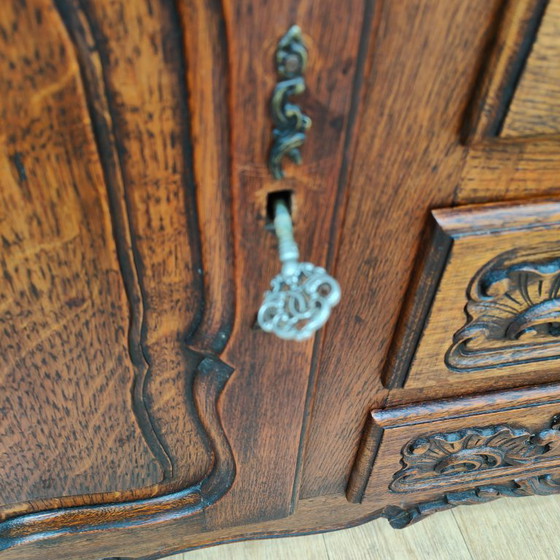Image 1 of Vintage Louis XV wandkast buffetkast dressoir ladekast