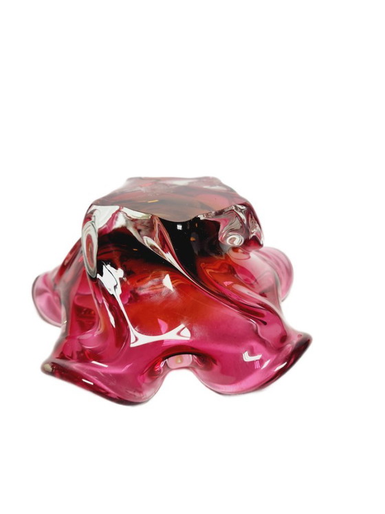 Bol décoratif de J. Hospodka pour la verrerie Chribska, Tchécoslovaquie, années 1960 – Chribska Glassworks (photo 4 of 8)