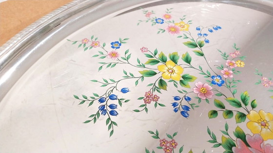 Image 1 of Julklapp Kerstcadeau Originele ALESSI Vintage Serveerschaal - Zilverkleurig