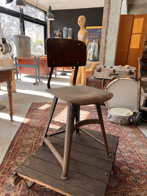 Rowac Stoel – stoelen fauteuils, Wood, Metal