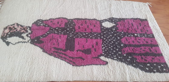 Image 1 of Handgeknoopt Berber kleed wol 262x158cm