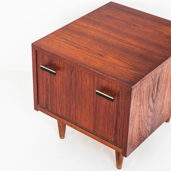 Vintage teakhouten nachtkastje in Scandinavische stijl - Frankrijk, jaren 60 – Bijzettafels, Wood (photo 7 of 11)