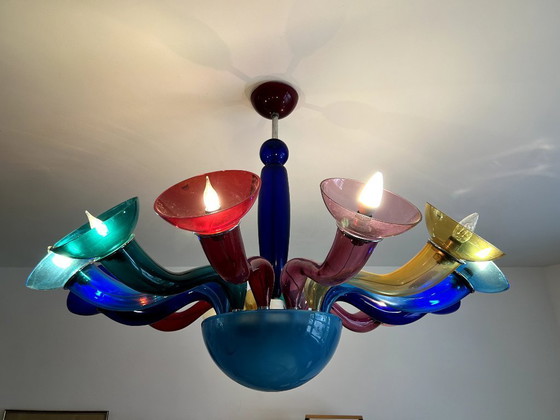 Image 1 of Chandelier by Annesto Gismondi for model Leda by Artemide