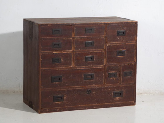 Antique Japanese chest of drawers - Meiji / Taishō period (c. ) #44 (photo 13 of 40)