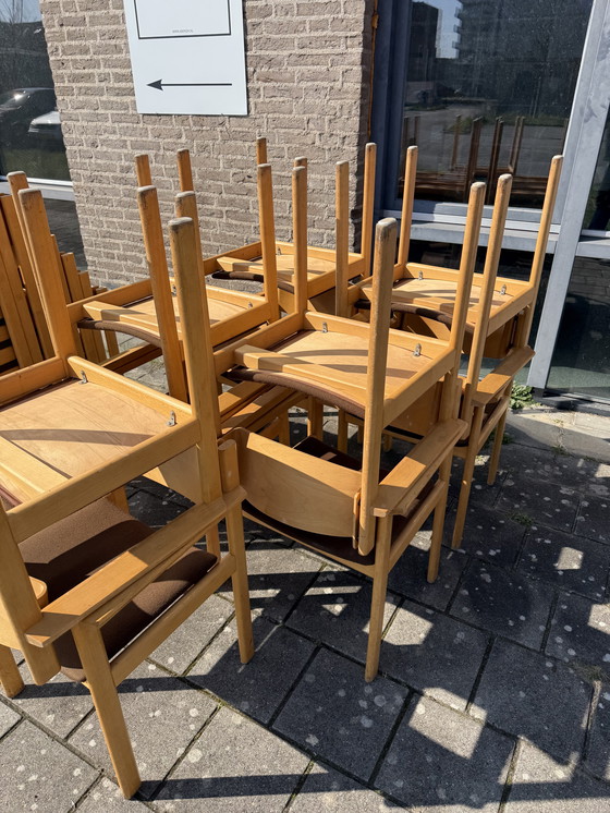 Image 1 of 10 sedie vintage in compensato anni '80