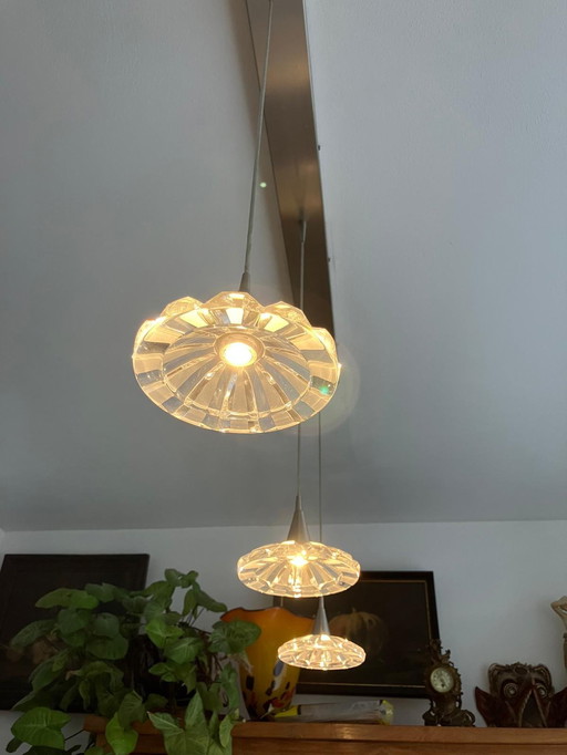 Beautiful crystal led pendant lamp