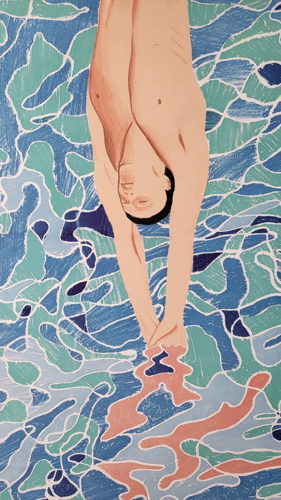 Image 1 of David Hockney - The Diver, Olympische Spiele München, 1972