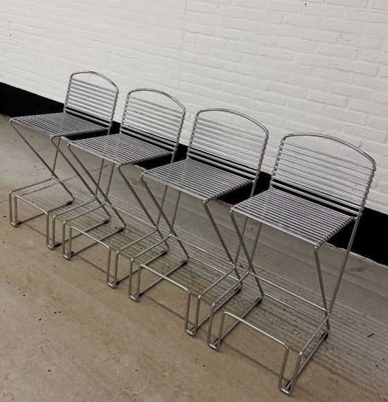 Image 1 of 4 tabourets de bar vintage Till Behrens