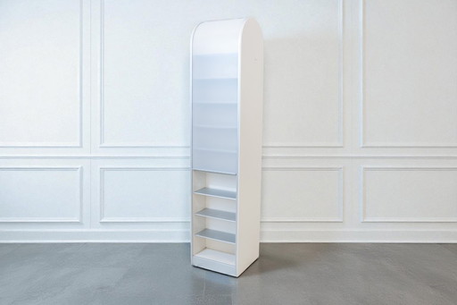 Pastoe FIBER Armadio con ante a rulli trasparenti – Bianco