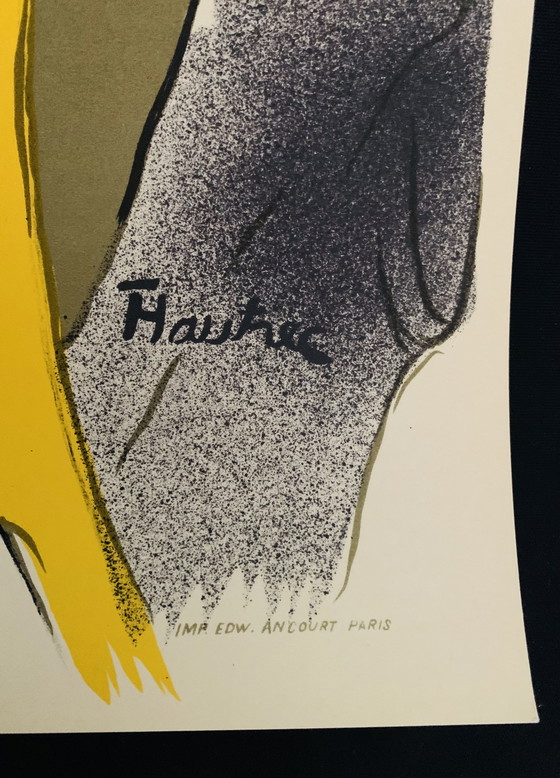 Image 1 of Toulouse-Lautrec : "Divan Japonais". Lithographie en couleur de 1976.