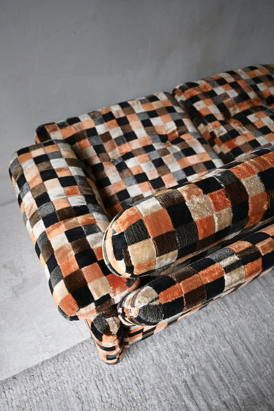 Divano vintage B&B Italia 'Coronado' Afra e Tobia Scarpa. – Divani 2 posti, Velvet (photo 13 of 15)