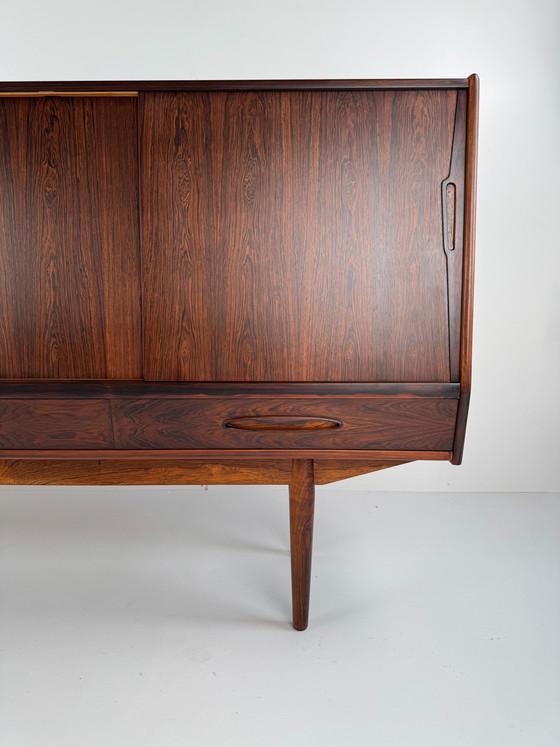 Image 1 of Ærthøj Jensen & Mølholm Rosewood Sideboard – Danish Craftsmanship with Hidden Bar