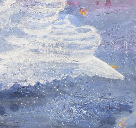 Image 1 of Pintura de un hermoso cisne misterioso - Erica Muizer