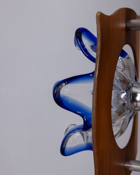 Vintage kroonluchter van Murano-glas uit de jaren 60, Italiaans design. (photo 5 of 10)
