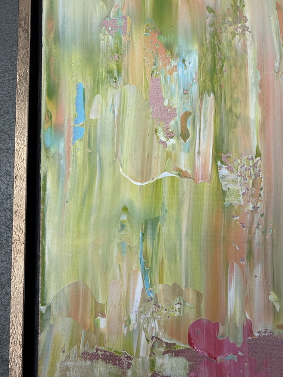 Image 1 of Cuadro/obra de arte de gran tamaño (140 x 100 cm) con marco flotante incluido.