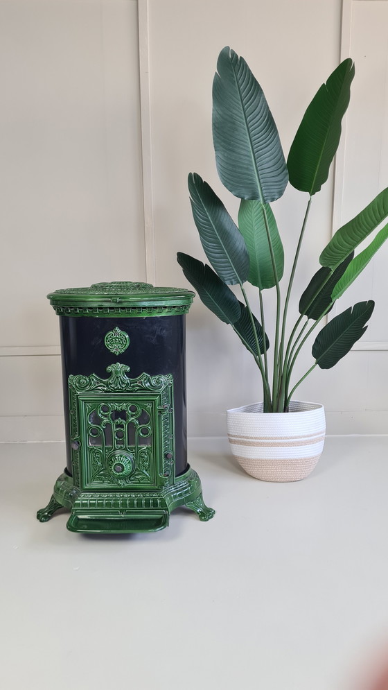 Image 1 of 1 x smeedijzeren godin gaskachel