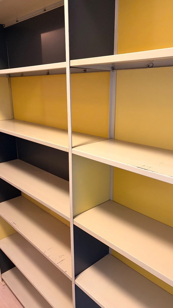 Friso Kramer Asmeta Modular Cabinet System Rare – Bookcases, Metal (photo 8 of 9)