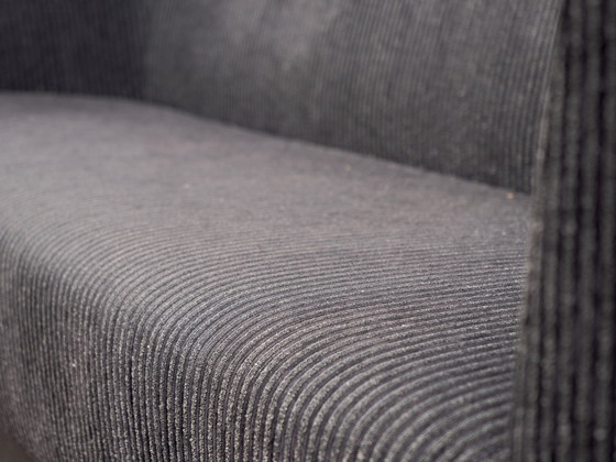 Image 1 of Harvink Mr Blues Design canapé | 2,5 places | velours côtelé noir