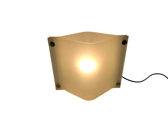 Image 1 of Lumi Moda Italia - table lamp - frosted glass - postmodern - 80s