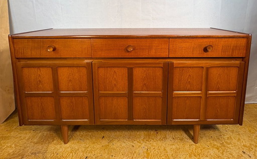 Mid Century Retro Teak Sideboard by Nathan Circa 1960-1970     A highly desirable mid century modern teak sideboard by Nathan, d