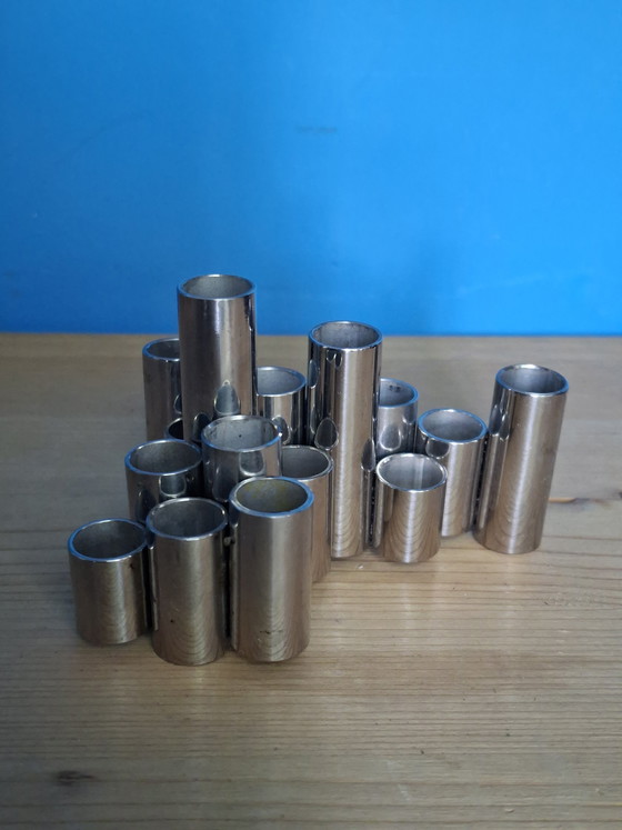 Image 1 of Set Ikebana Bruckmann, metà secolo, in ceramica e metallo