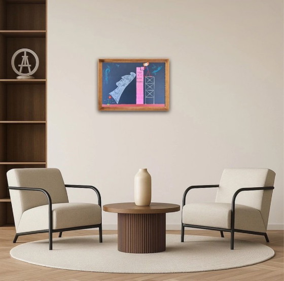 Image 1 of Acryl auf bespanntem Karton 46x33cm.