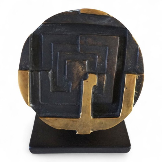 Image 1 of Bronze Sculpture Labyrinth by Fanna Roncoroni, 1970