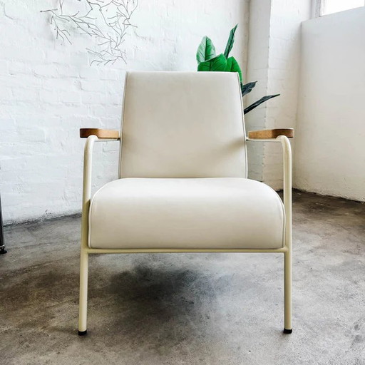 Vitra - Fauteuil de Salon - Fauteuil - Blanc - Cuir - Top condition