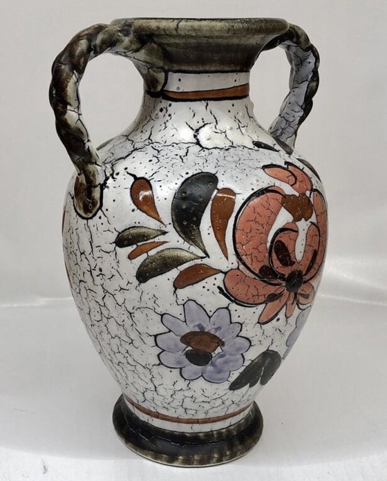 Image 1 of Vintage West Germany vase with handles