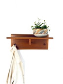 Vintage Wall coat rack, Vildbjerg Møbelfabrik '60