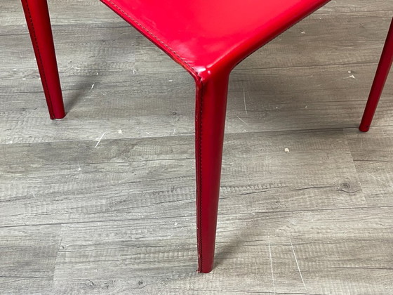 Image 1 of 4x Arper Norma rosso