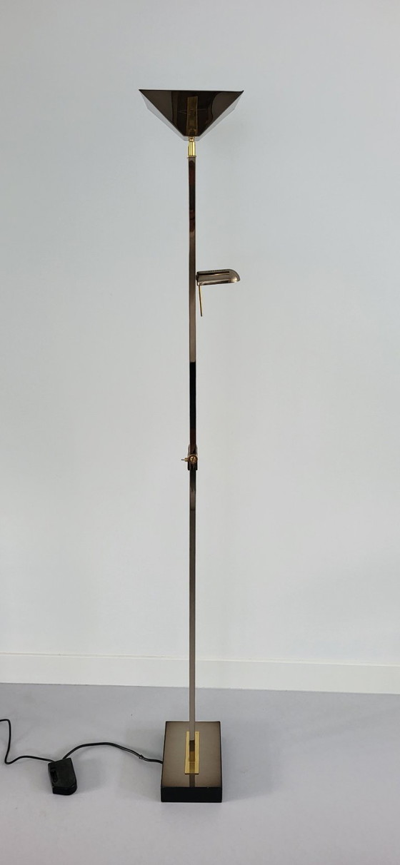 Image 1 of Lampada da terra Deknudt, design Willy Rizzo, Belgio, anni '70