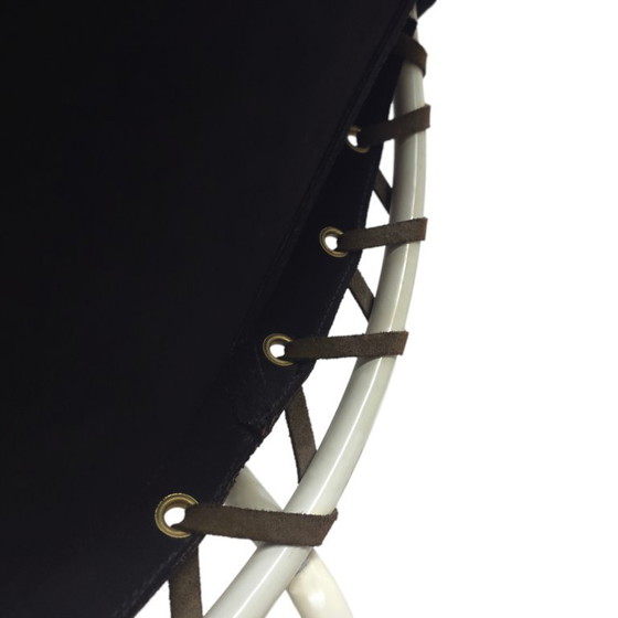 Image 1 of Sedia Balloon Lusch & Co | Poltrona vintage anni '60 in pelle scamosciata - pelle