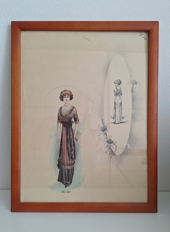 Image 1 of Winter- en lentemode 1909-1910 Art Nouveau