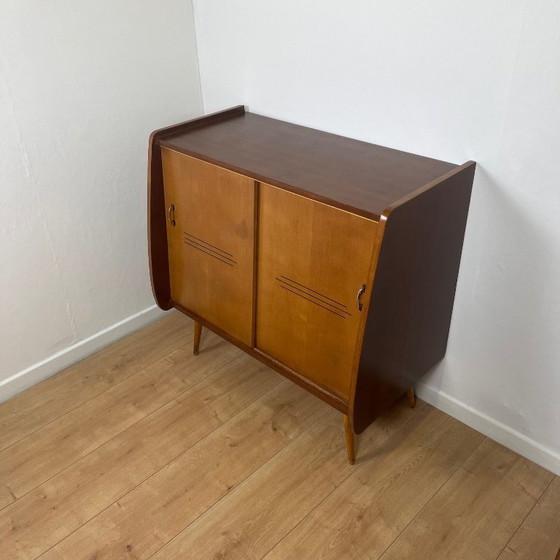 Image 1 of Vintage wooden shoe cabinet, 1960