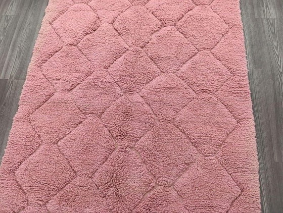 Image 1 of Tapis berbère en laine pure fait main traditionnelle taille 150/250 cm