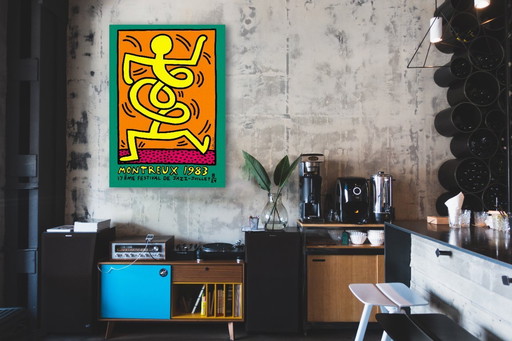 Keith Haring - Montreux Jazz Festival - Poster 70 × 100 cm