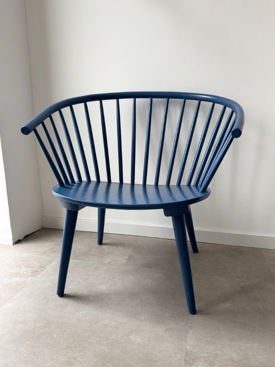 Image 1 of Fauteuil vintage Gilles Lundgren « Eker » / fauteuil à lattes