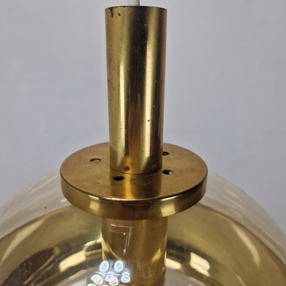 Image 1 of Elegante lampadario moderno di metà secolo di Peill & Putzler, Germania, anni '70