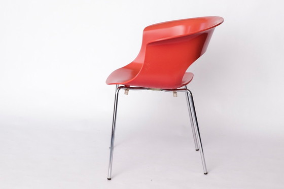 Image 1 of 4er Set SCAB Design „Miss B“ Stühle – Italienische stapelbare Esszimmerstühle, 1990er–2000er Jahre, Polycarbonat &amp; Chrom, Vi