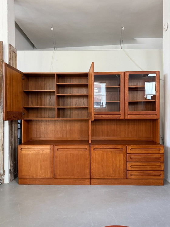 Mobile a parete Dyrlund design danese, Wall Unit, Armadi a muro vintage – Vetro, Legno (photo 8 of 10)